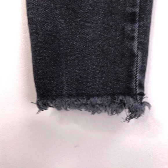 Free People 25 Black Denim Skinny Straight Jeans 25 - Picture 10 of 10